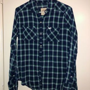 TWO plaid shirt. BUNDLE.